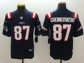Men's New England Patriots Rob Gronkowski Navy Game Player Jersey