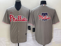 Men's Philadelphia Phillies Gray Replica Team Jersey1