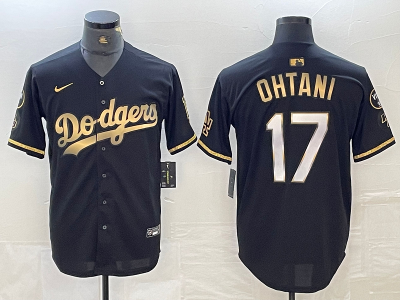 Men's Los Angeles Dodgers Shohei Ohtani Black Limited Game Jersey