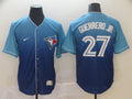 Men's Toronto Blue Jays1 Vladimir Guerrero Jr. #27 Blue Stitched Jersey