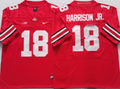Men's Ohio State Buckeyes Marvin Harrison JR Scarlet Player Game Jersey