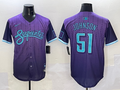 Men's Arizona Diamondbacks Randy Johnson Purple 2025 City Connect Limited Player Jersey
