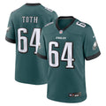 Brett Toth Philadelphia Eagles   Game Jersey - Midnight Green