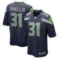 Kam Chancellor Seattle Seahawks  Retired   Game Jersey - College Navy