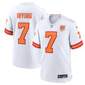 76 Tampa Bay Buccaneers Bucky Irving White 50th Season Game Jersey