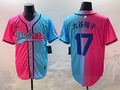 Men's Los Angeles Dodgers Shohei Ohtani Pink/Blue Game Jersey