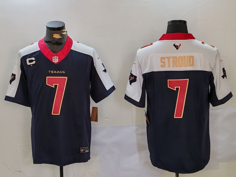 Men's Houston Texans C.J. Stroud Navy Player Game Jersey