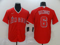 Men's Los Angeles Angels Anthony Rendons Red Sewn Player Jersey