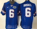 Men's Florida Gators Jeff Driskel Royal Player Game Jersey
