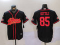 Men's San Francisco 49ers George Kittle Black Replica Player Jersey