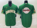 Men's San Diego Padres Green Replica Player Jersey1
