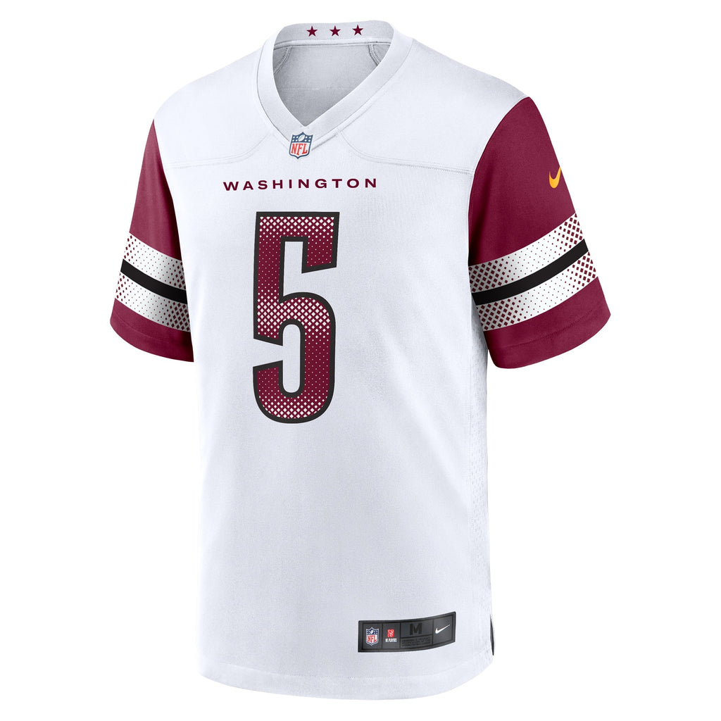 Jayden Daniels Washington Commanders     Game Jersey - White