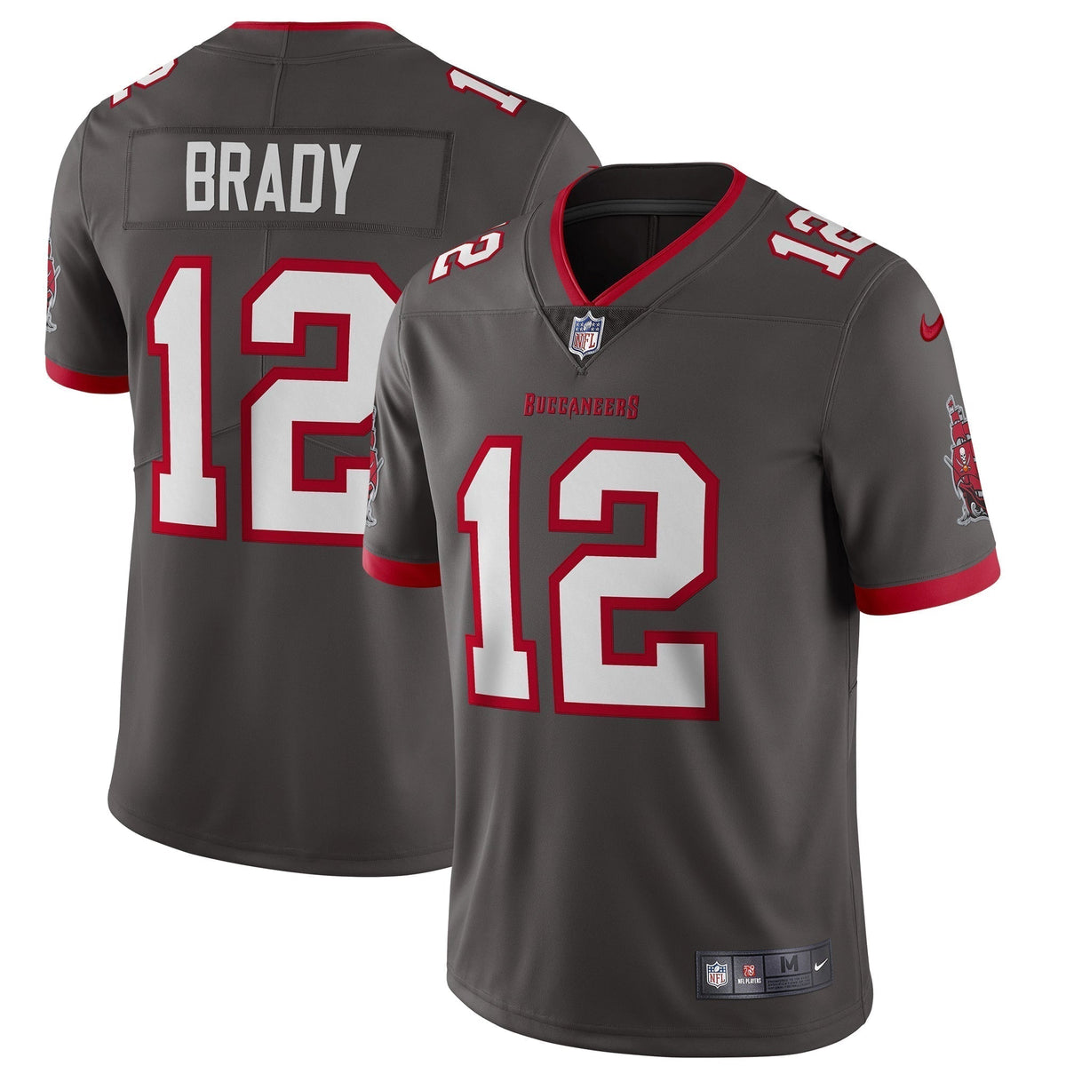 Custom Pewter Tampa Bay Buccaneers Jersey