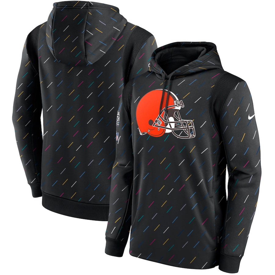 Men's Cleveland Browns  2021 Salute to Service Hoodie1 Black