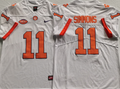 Men's Clemson Tigers Isaiah Simmons #11 White Game Jersey