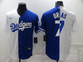 Men's Los Angeles Dodgers Julio Urias White/Blue Replica Baseball Jersey