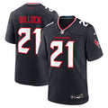Houston Texans Calen Bullock Navy Team Game Jersey