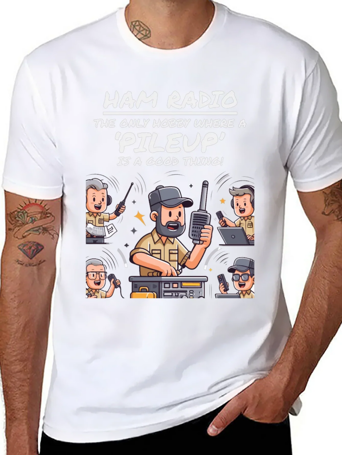 Ham Radio Pileup T-Shirt