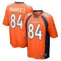 Chris Manhertz Denver Broncos  Game   Jersey - Orange