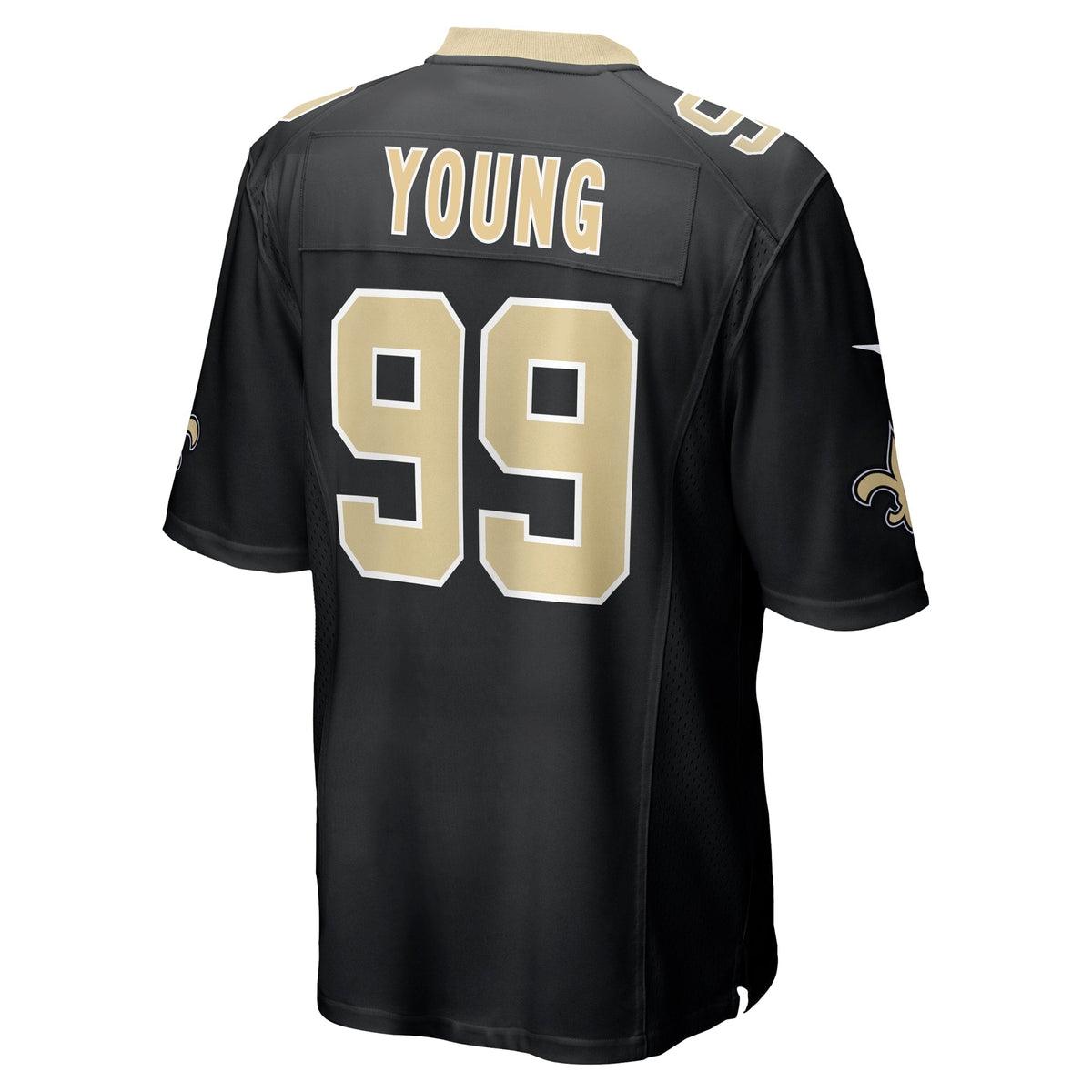 Chase Young New Orleans Saints   Game Jersey -  Black