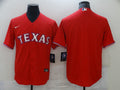 Men's Texas Rangers Red Replica Blank Jersey1