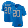 Barry Sanders Detroit Lions  Alternate Game Jersey -  Blue