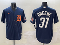 Men's Detroit Tigers Riley Greene Navy Limited Player Jersey
