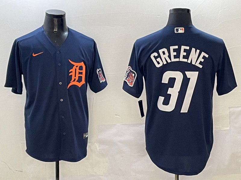 Men's Detroit Tigers Riley Greene Navy Limited Player Jersey