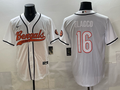 Men's Cincinnati Bengals Joe Flacco #16 White Team Game Jersey