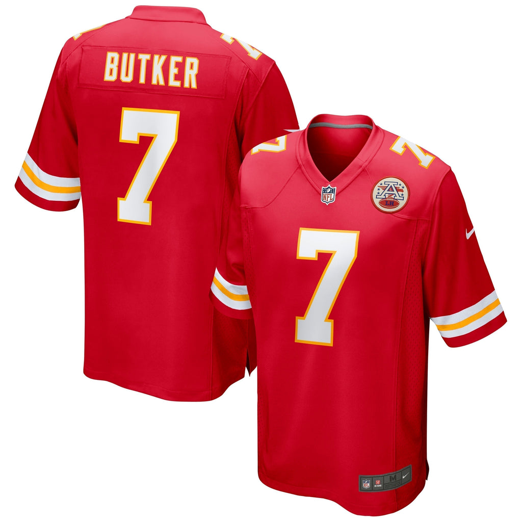 Harrison Butker Kansas City Chiefs  Game Jersey - Red