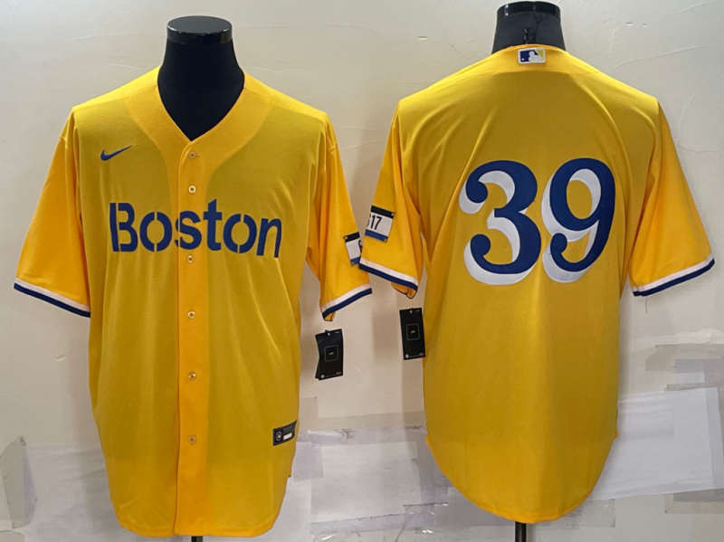 Men's Boston Red Sox Christian Arroyo Gold City Connect Replica Player Jersey