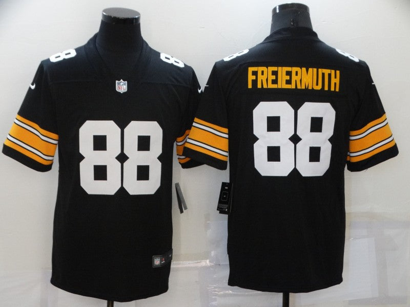Men's Pittsburgh Steelers Pat Freiermuth Black Player Game Jersey