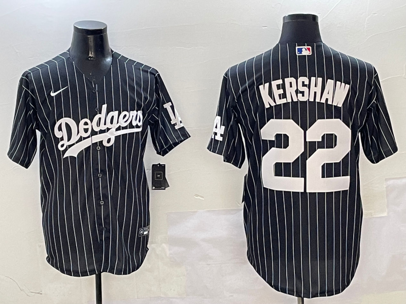 Men's Los Angeles Dodgers Clayton Kershaw Black Alternate Limited Player Jersey