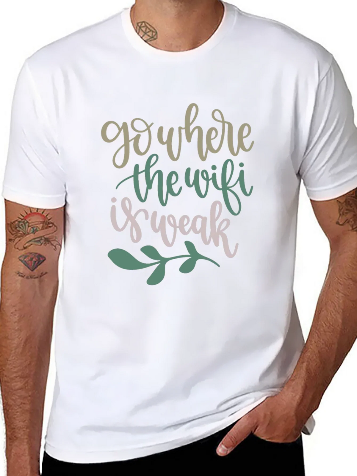 Go Where the Wifi is Weak Graphic Tee