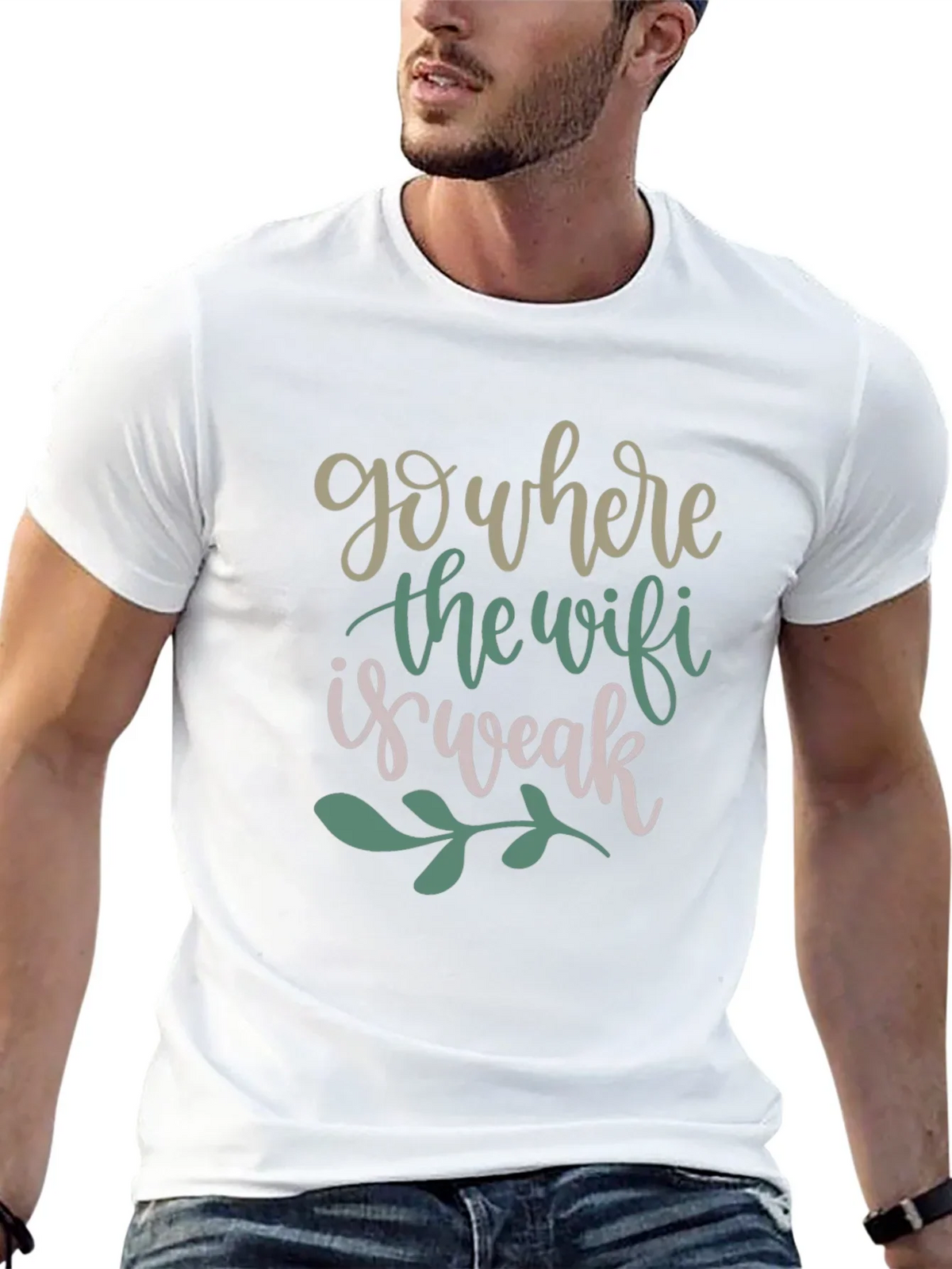 Go Where the Wifi is Weak Graphic Tee