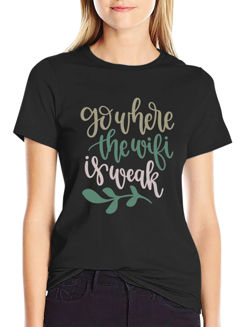 Go Where the Wifi is Weak Graphic Tee