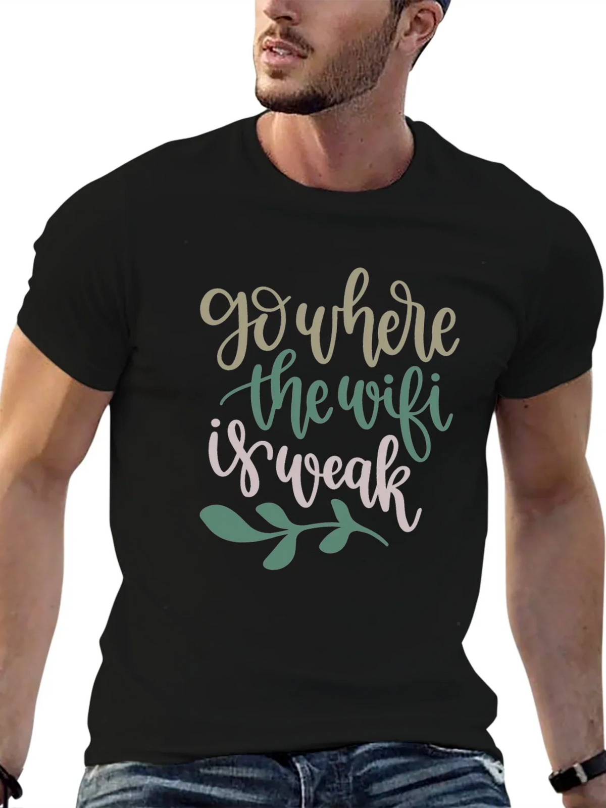 Go Where the Wifi is Weak Graphic Tee