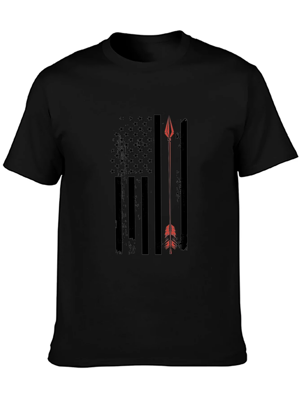 American Flag Arrow T-Shirt - Patriotic Design