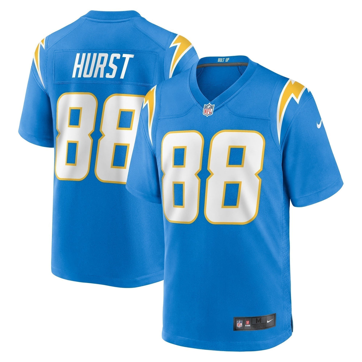 Hayden Hurst Los Angeles Chargers   Game Jersey -  Powder Blue