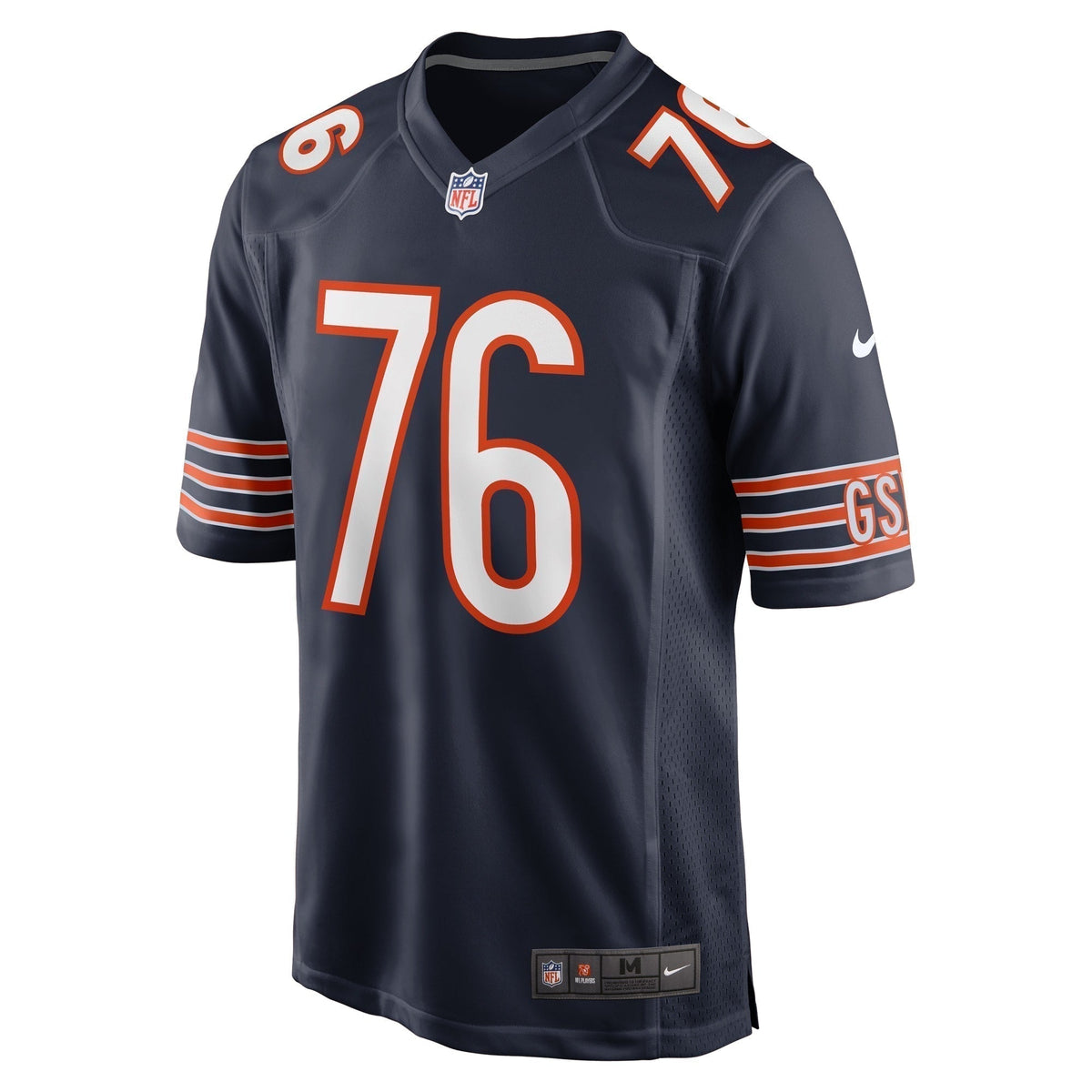 Steve McMichael Chicago Bears   Retired   Game Jersey -  Navy