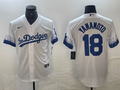 Men's Los Angeles Dodgers Yoshinobu Yamamoto White Replica Player Jersey