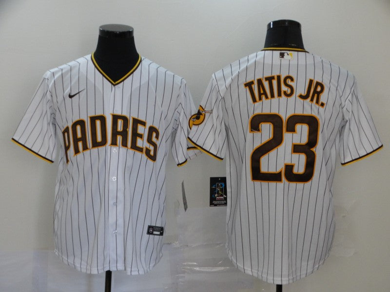 Men's San Diego Padres Fernando Tatis Jr. Stitched White Jersey