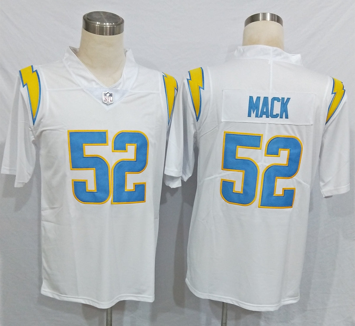 Men's Los Angeles Chargers Khalil Mack White Game Jersey