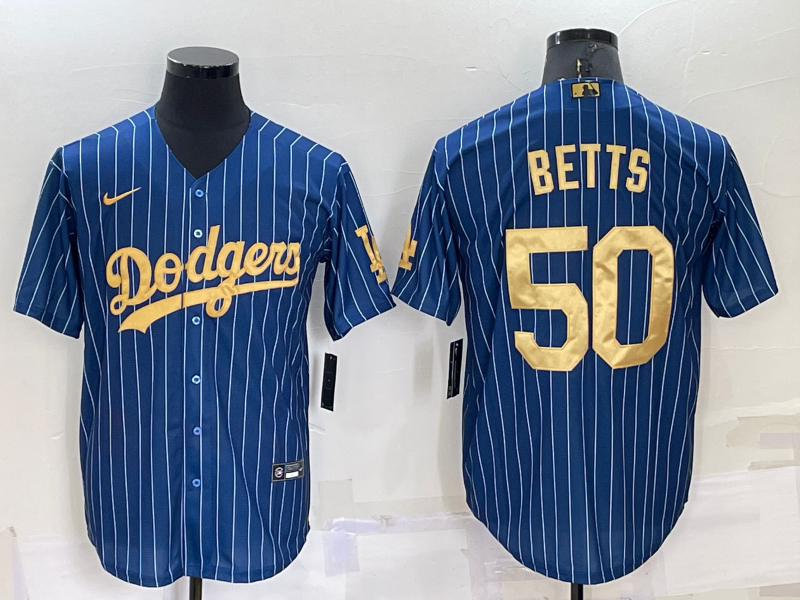 Men's Los Angeles Dodgers Mookie Betts Blue Player Jersey