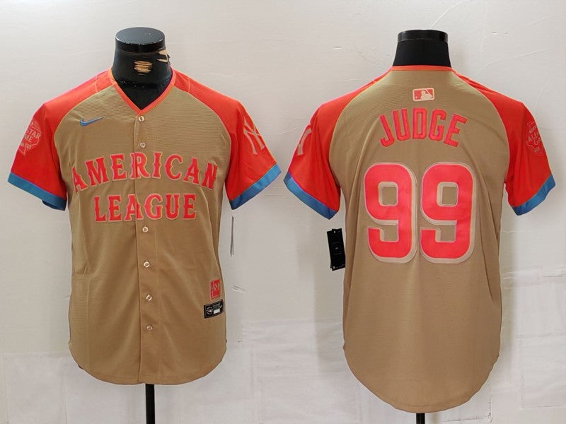 Men's American League Aaron Judge Cream 2024  All-Star Game Limited Player Jersey