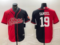 Men's San Francisco 49ers Deebo Samuel Red/Black Game Player Jersey Joint Edition