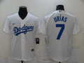 Men's Los Angeles Dodgers Julio Urias White Replica Baseball Jersey
