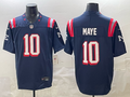 Men's New England Patriots Drake Maye Navy 2025 Rivalries Collection Limited Jersey