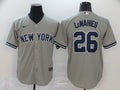Men's New York Yankees DJ LeMahieu Gray Replica Baseball Jersey