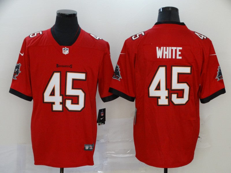 Men's Tampa Bay Buccaneers Devin White Red Game Jersey
